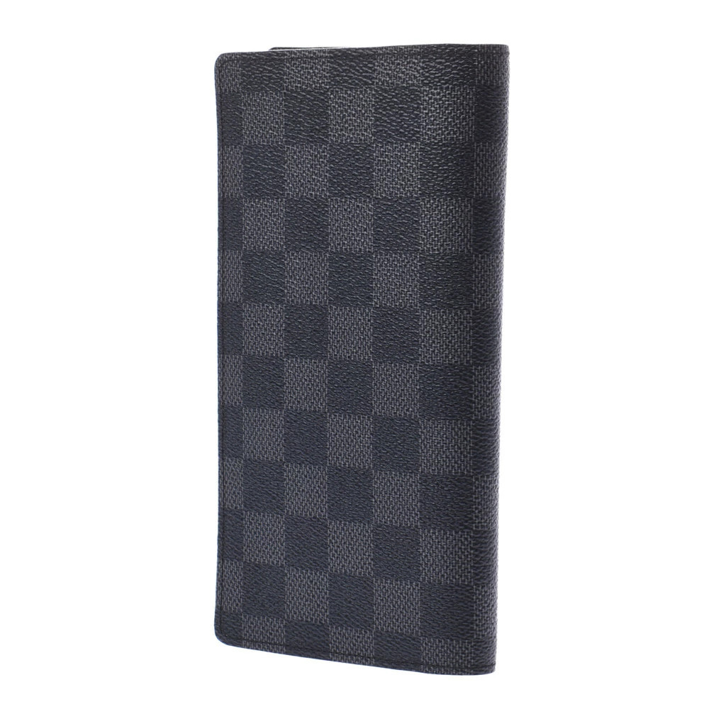 Louis Vuitton Portefeuille Graphite Wallet Black Long Damier Brazza Black